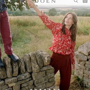 Doen Heloise Top - Oak bluff floral